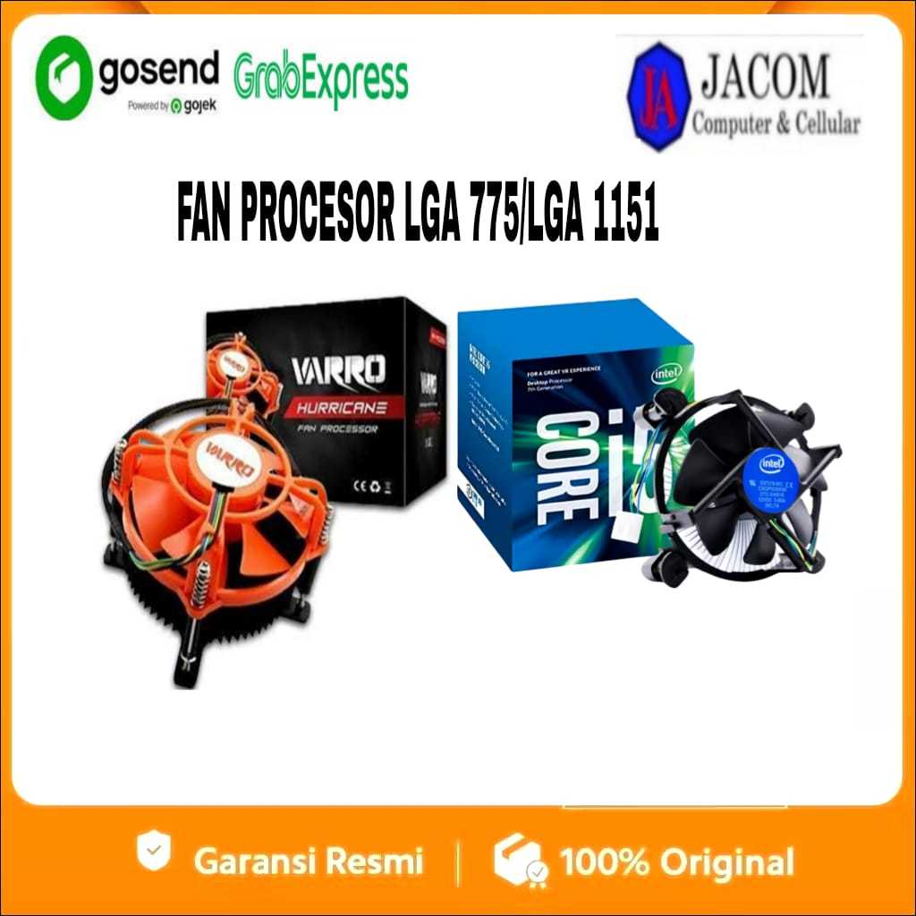 พัดลมโปรเซสเซอร์ วาร์โร INTEL LGA 775/ORIGINAL INTEL LGA 1150/1151/1155