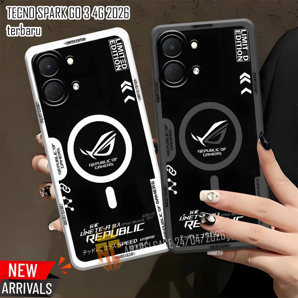 Tecno Spark GO 3 4G Case - 2026 - Spark GO 3 4G 2026 - Softcase Casing Hp Tecno Motif Rog Gamers