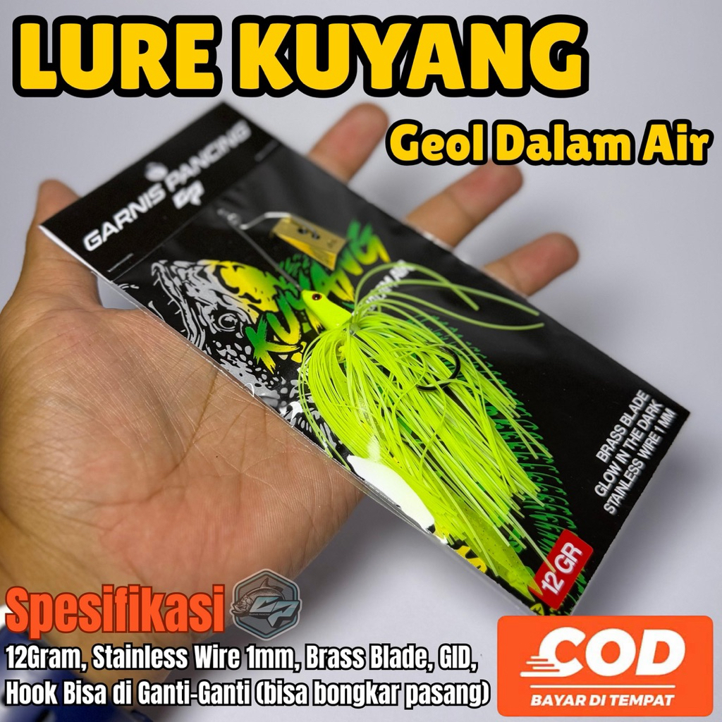 GEOL SPINNER ในเหยื่อน้ํา TOMAN & GABUS LURE KUYANG อุปกรณ์ตกปลา