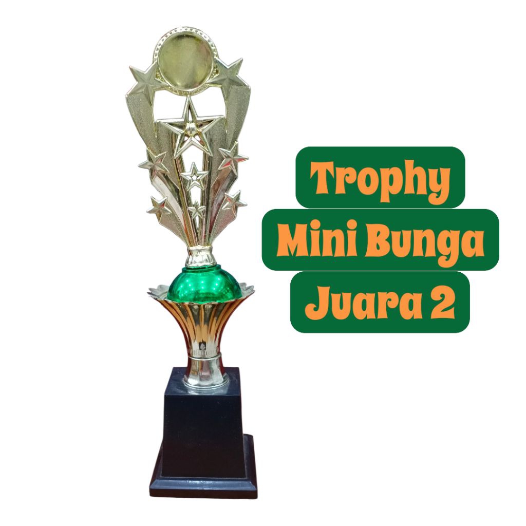 ถ้วยรางวัล / ถ้วยดอกไม้จิ๋ว 2nd Place (ราคาต่อชิ้น)