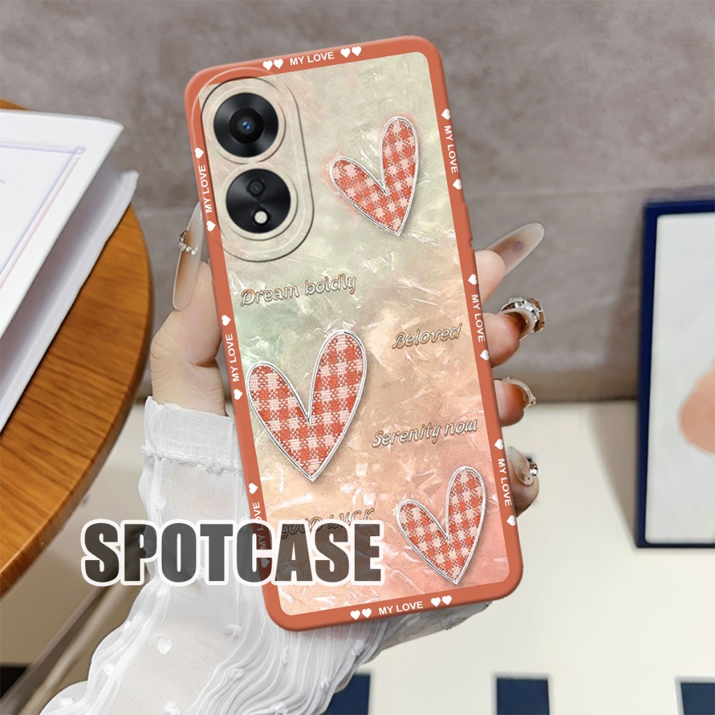 Oppo A78 4G A78 5G A98 5Gแฟชั่นกรณีSoftcase Macaronป้องกันกล้องKesing HpปลอกHp Protector Hp