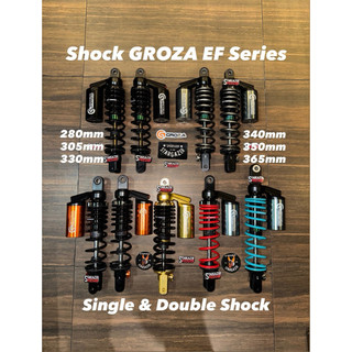 SHOCK SHOCKBREAKER GROZA G SPORT EF SERIES NMAX NEW AEROX NMAX OLD PCX 160 PCX 150 XMAX MIO BEAT SCOOPY VARIO 125 150 160 280MM 305MM 330MM 335MM 340MM 350MM 365MM TABUNG ATAS Mio Sporty Smile Soul