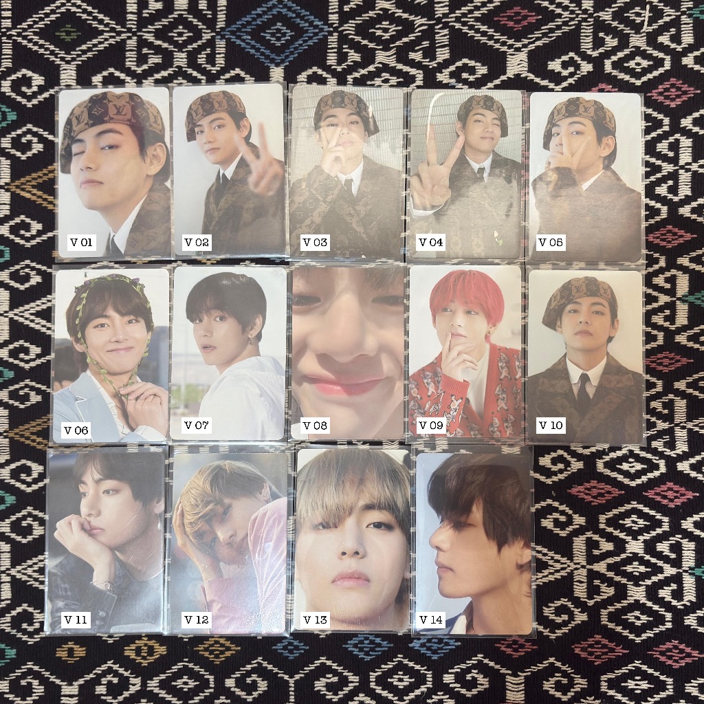 โฟโต้การ์ดอย่างเป็นทางการ PC BTS V KIM TAEHYUNG - PC DICON 101 V KIM TAEHYUNG UNIT