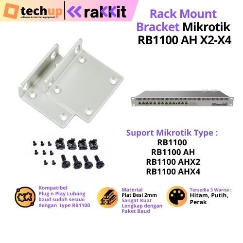 RAKKIT Rackmount Kit Mikrotik RB1100 RB1100AH RB1100AHX2 RB1100AHX4 Ear Server Rack Bracket Ear Rack