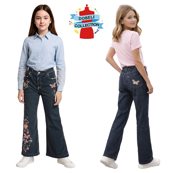 KATUN GIRLS COTTON JEANS PANTS 13-14 YEARS DCPG-22