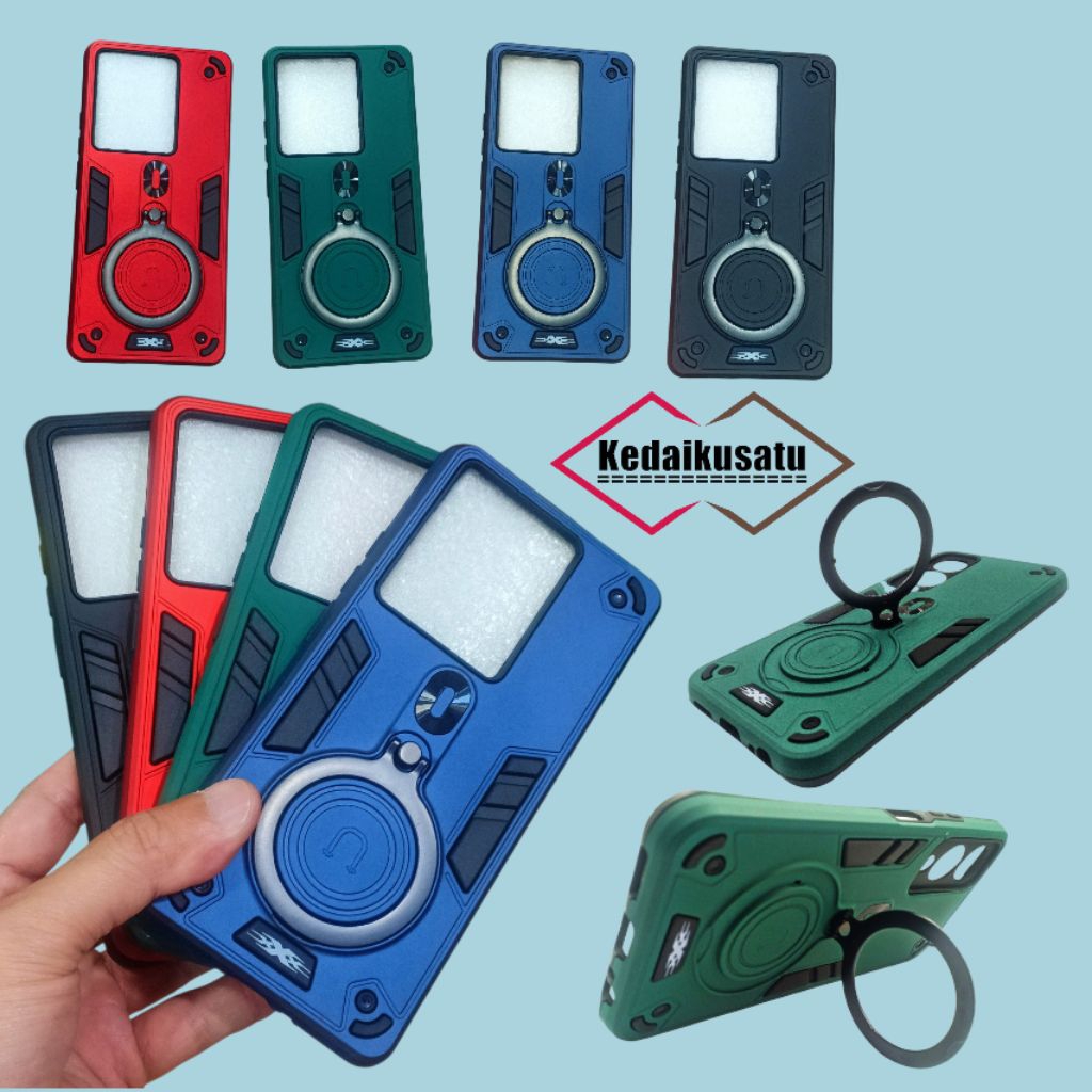 เคส Xiaomi Poco M6 Pro 4G Robot Ring Procamera Poco M6 Pro 4G