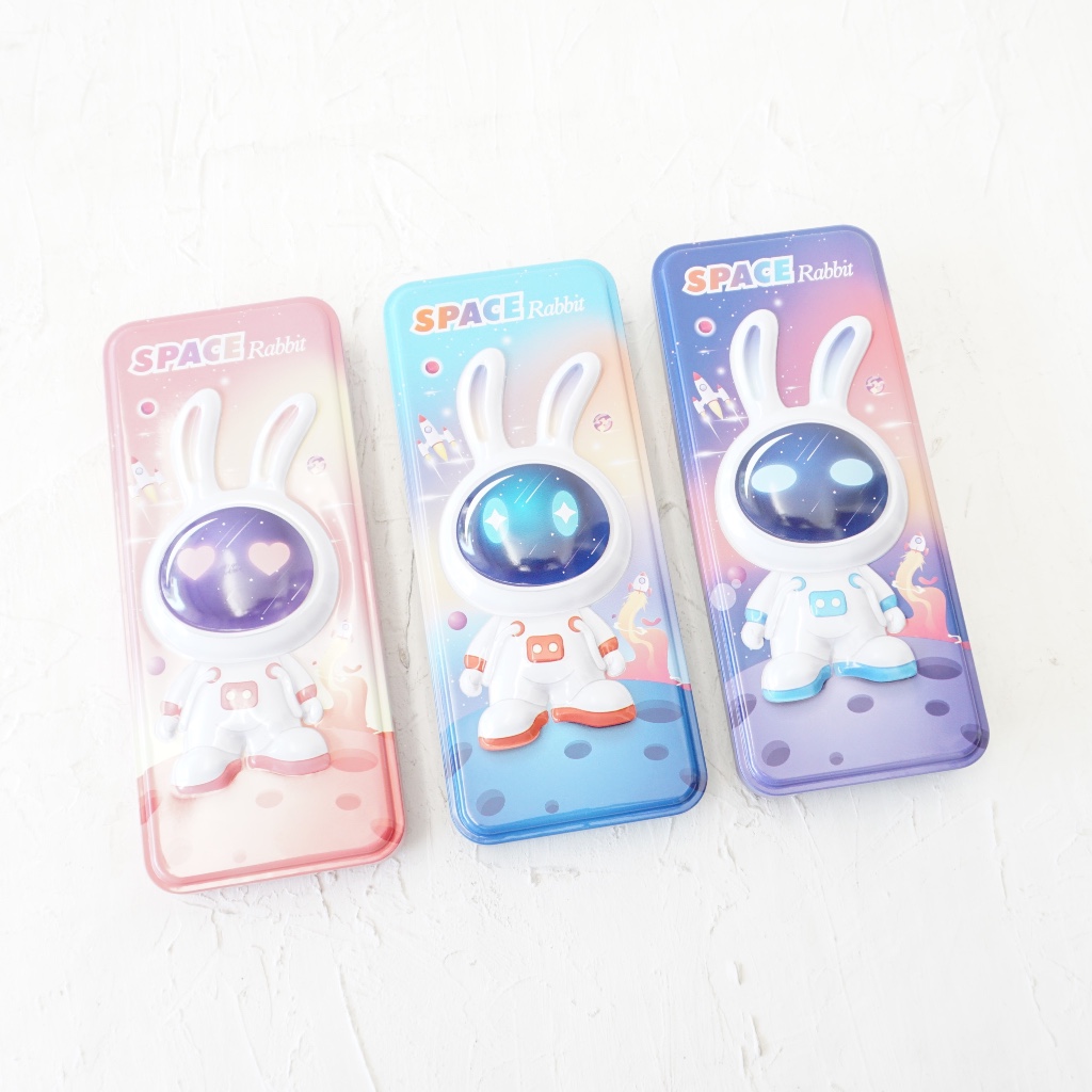 SPACE RABBIT SCHOOL PENCIL CASE / SPACE RABBIT CHARACTER SCHOOL PENCIL CASE