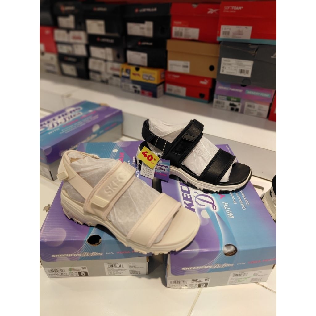 SKECHERS DLITES ARCH FIT รองเท้าแตะผู้หญิง
