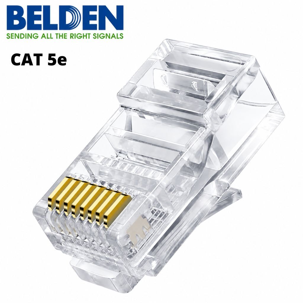 Belden RJ45 Cat5e Connector ขายปลีก 1 ชิ้น / UTP Cat5e Connector