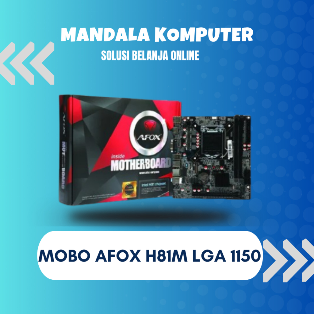 เมนบอร์ด Afix H81M LGA 1150