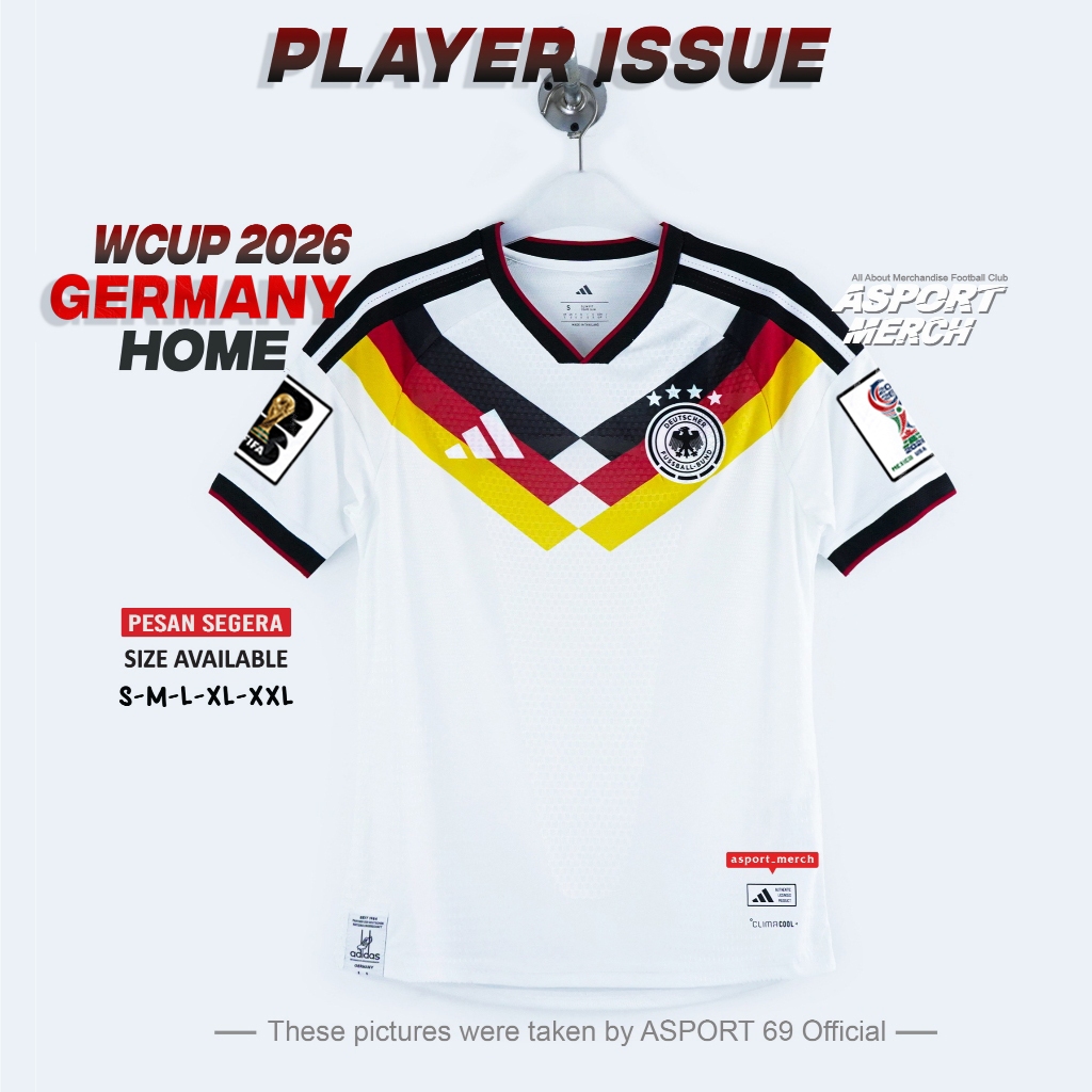 JERSEY PLAYER ISSUE GERMANY HOME 2026 WORLD CUP PI GERMANY HOME 26 PILDUNUN