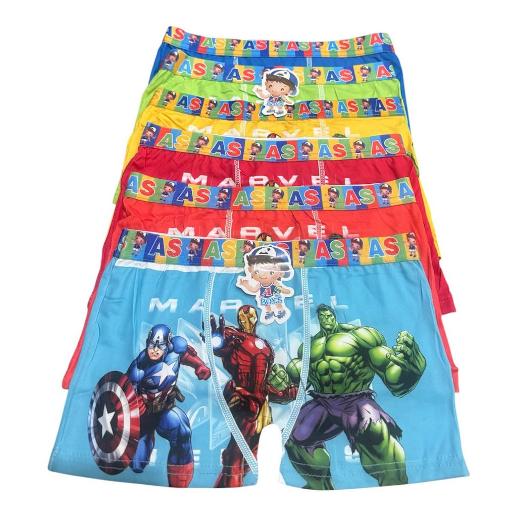 6 ชิ้น CD KIDS BOXER BOYS GIRLS AS BOY/GIRL นําเข้าแบบสุ่ม MOTIF