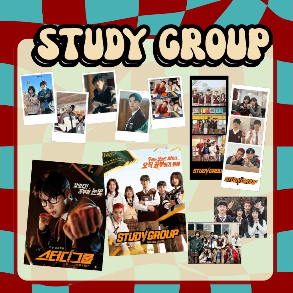 MINI FANKIT UNOFFICIAL KDRAMA MERCH POLAROID STUDY GROUP POSTER COLLECTION