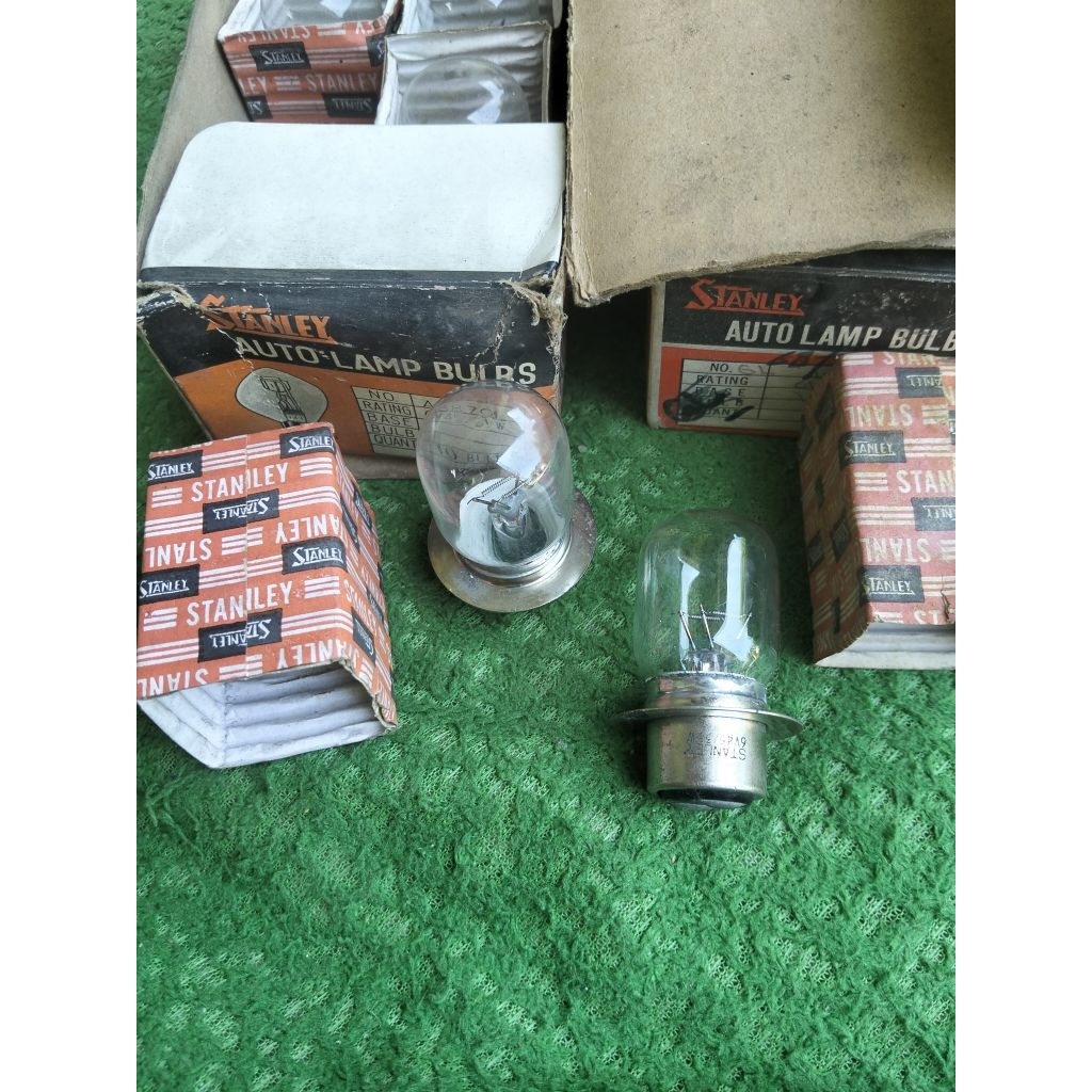 หลอดไฟหน้า Stanley 6v 35w 35/35w 6v 45/35w เดิม