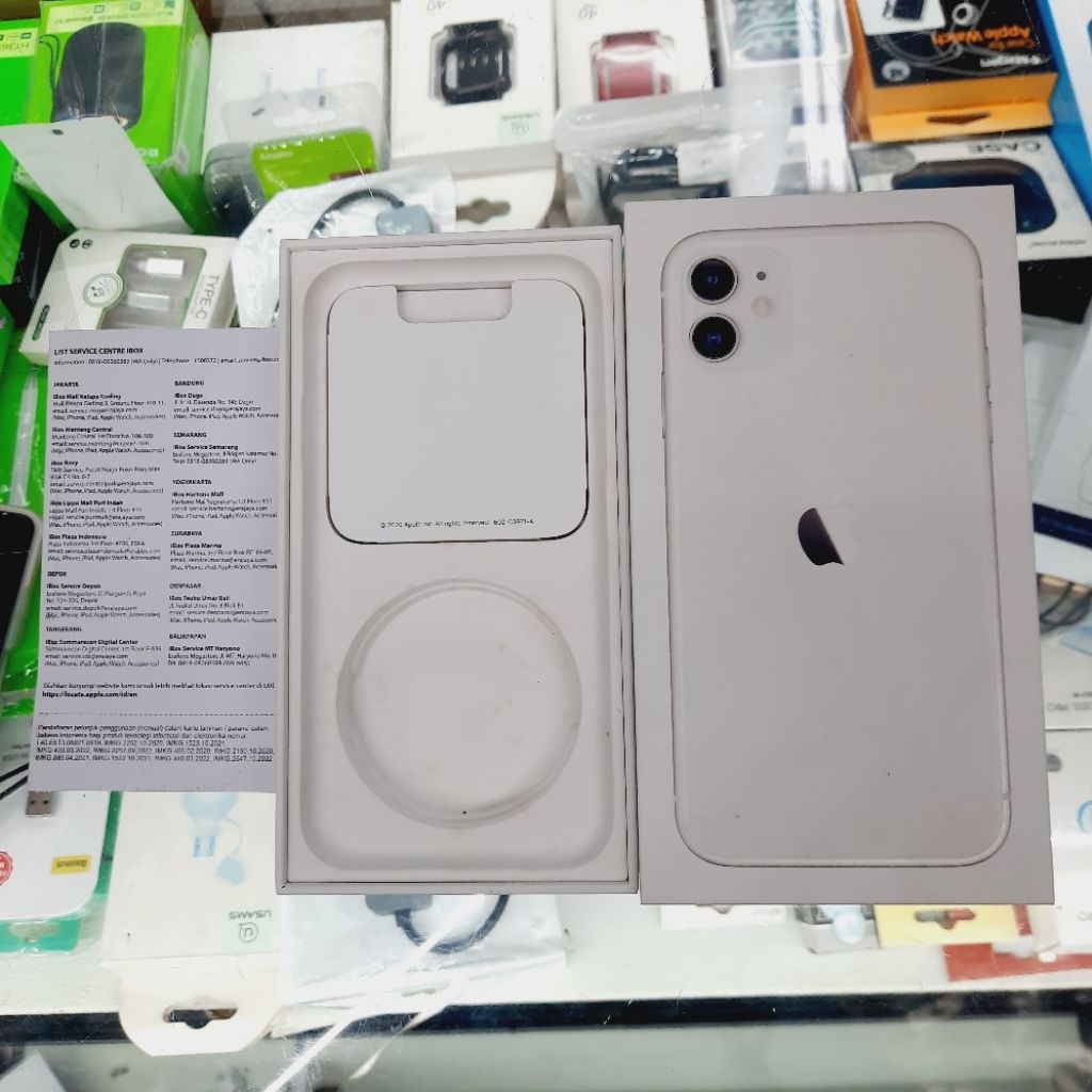 กล่อง Iphone 11 ดั้งเดิม - สีขาว - มือสอง