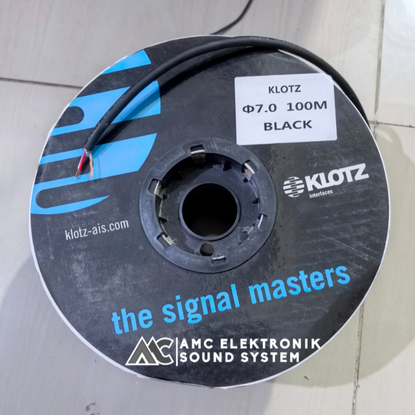KLOTZ MC2000 สายไมค์ STEREO MC2000 สายไมโครโฟน ราคาขยายเมตร