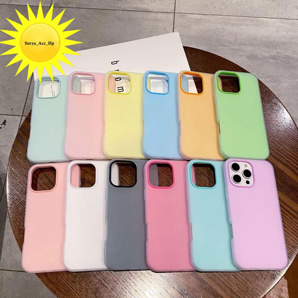 2 In 1 สีสัน Jelly ซิลิโคนเหลวเคสโทรศัพท์สําหรับ Xiaomi Pocophone C40 C65 Poco F3 F3 Gt F4 F5 M4 Pro
