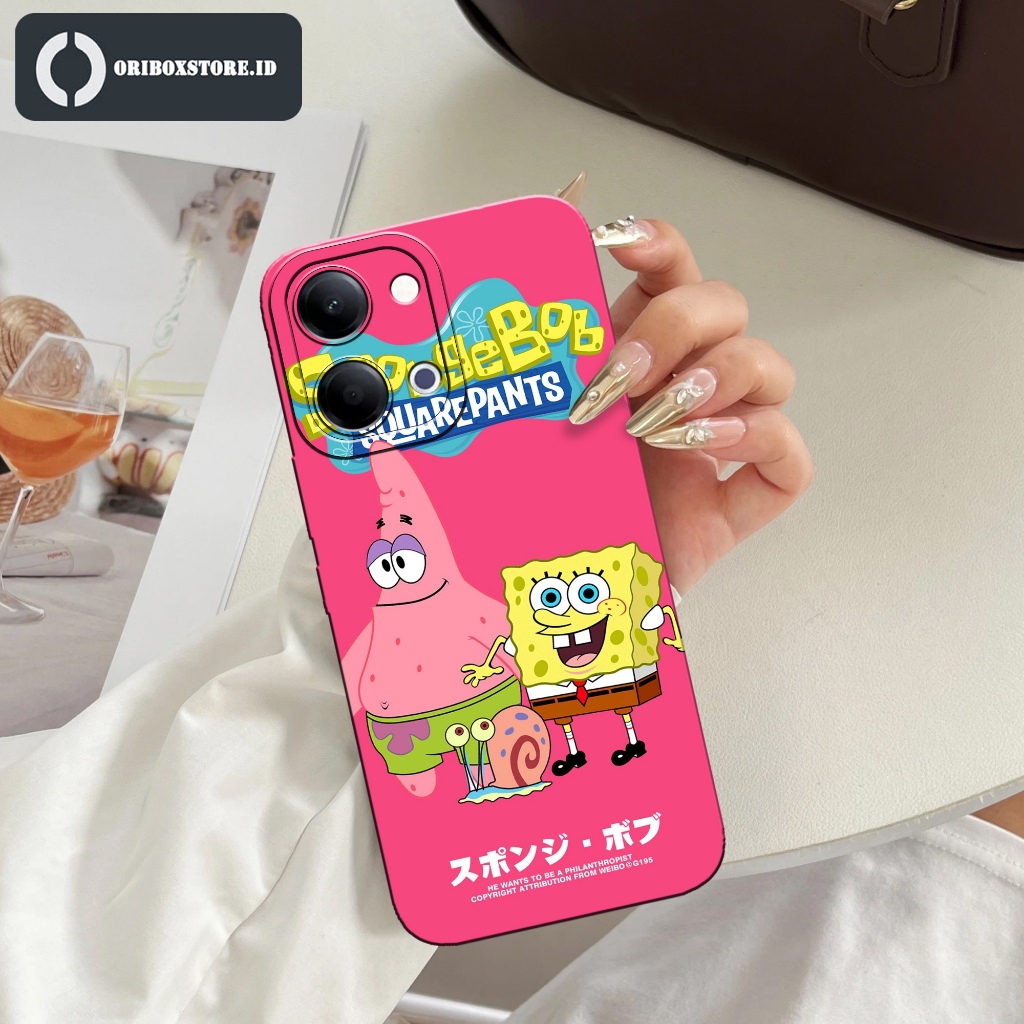 HP เคส VIVO Y11D ล่าสุด - Spongebob Motif - เคสโทรศัพท์ - Vivo Y11d Softcase - เคสโทรศัพท์ VIVO Y11D