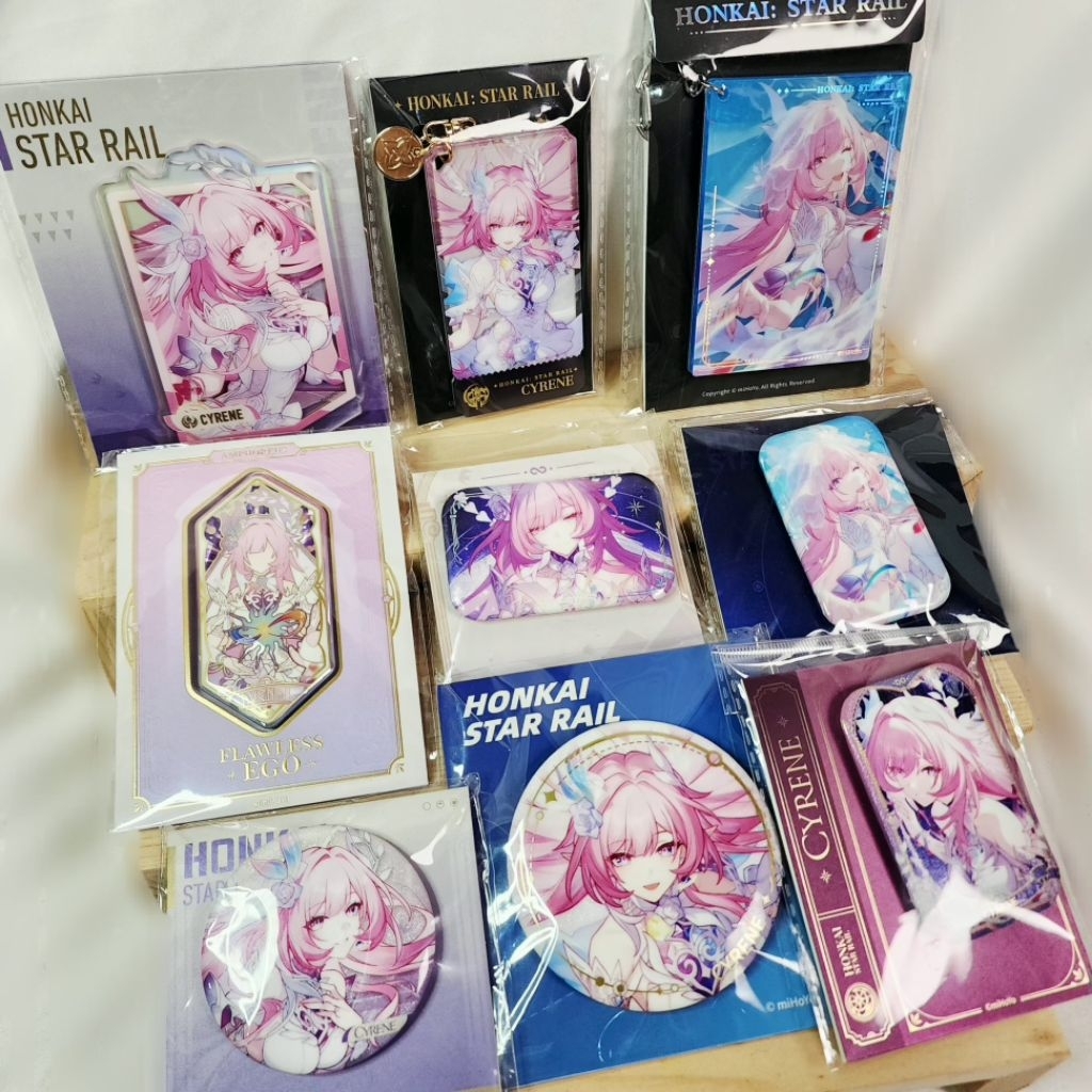 Ready Original Elysia / Cyrene Honkai Star Rail HSR Badge Pin Merch Mihoyo สินค้า