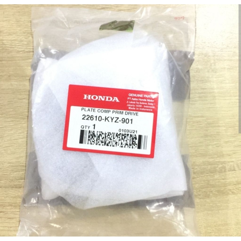 22610-KYZ-901 HGP AHM 100% ORIGINAL DOUBLE CLASP MOUNT SUPRA 125 FI SUPRA 125 หมวกกันน็อคเดิม 100% 2