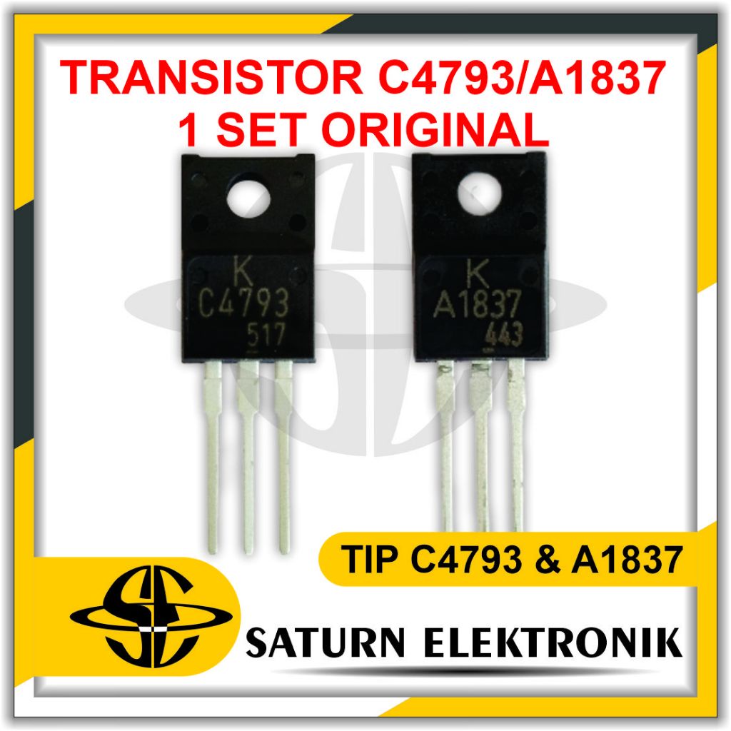 ทรานซิสเตอร์ C4793/A1837 TIP C4793/A1837 1 ชุดต้นฉบับ