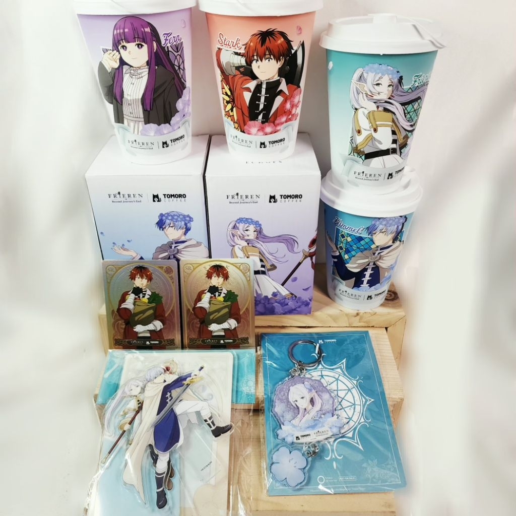 GANTUNGAN READY Tomoro Coffee X FRIEREN Collaboration Collab series พวงกุญแจ พวงกุญแจ พวงกุญแจ / อะค