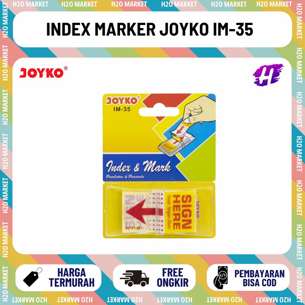 [H2O] Index & Mark / Marker / Marker Joyko Im-35 / Sign Here