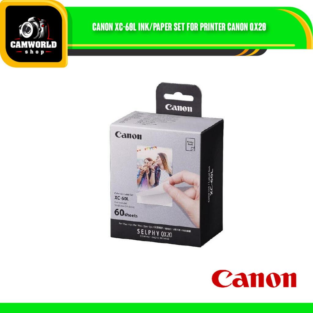 กระดาษ Canon สําหรับ SELPHY Square QX20 / QX10 กระดาษ Canon XS 20L / XC-20L / XC-60L