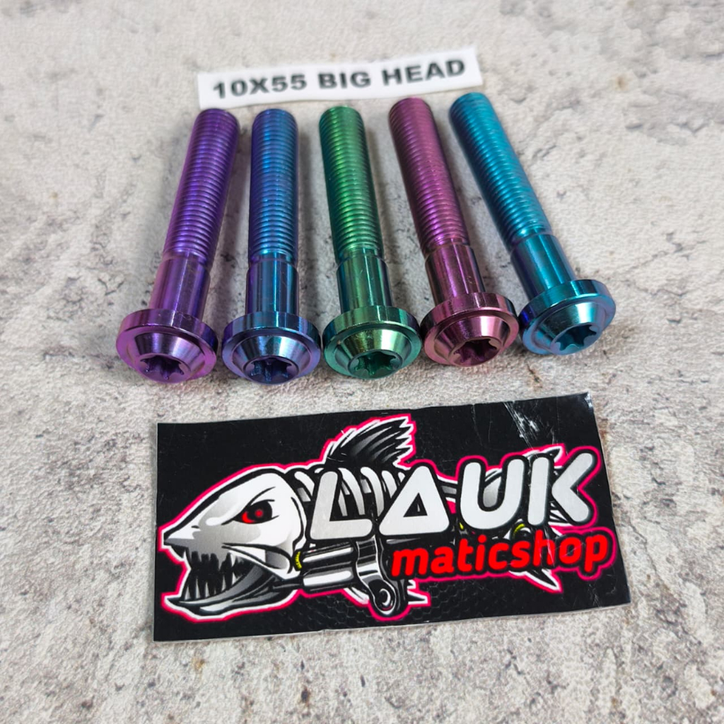 Probolt Titanium Bolt M10X55 ด้าย Bighead 14 ยาว 6 ซม./ไทเทเนียม Bolt m10X55 Bighead Titanium