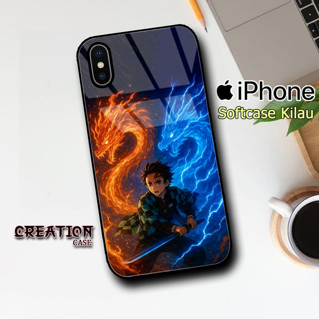 {CC344} Glossy Glitter Softcase Iphone 7 PLUS 8 8 PLUS X XR XS XS MAX เคส IP Premium Shiny Mirror AN