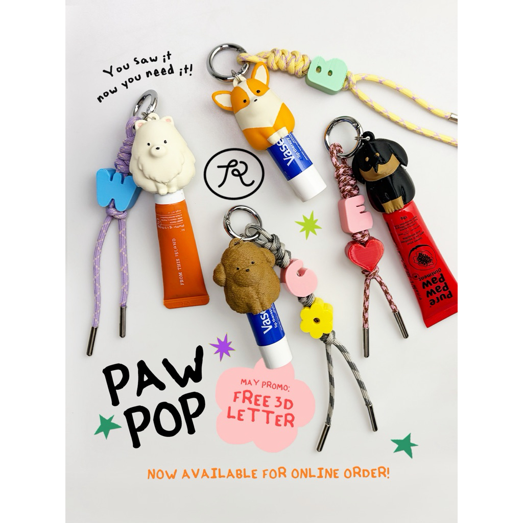 PawPop Ligploss Lipbalm Cap