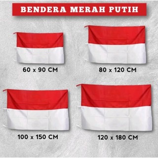 Paket hemat 20pcs | Bendera merah putih berbagi macam ukuran |