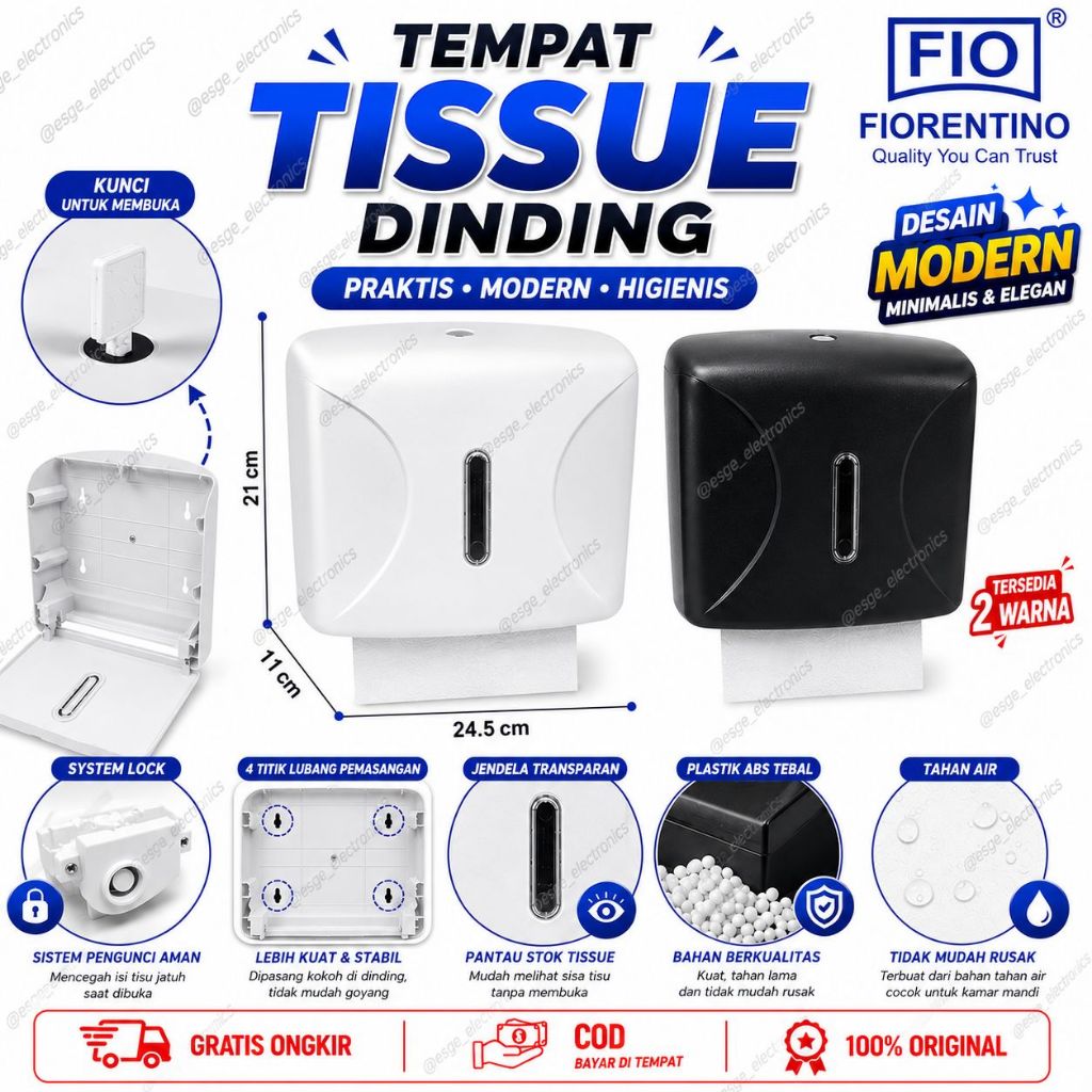 ORIGINALNTINO TISSUE HOLDER TISSUE DISPENSER TISSUE HOLDER FIORENTINO BOX SHEET