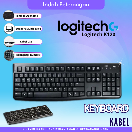 คีย์บอร์ด/คีย์บอร์ด Logitech K120 ดั้งเดิม