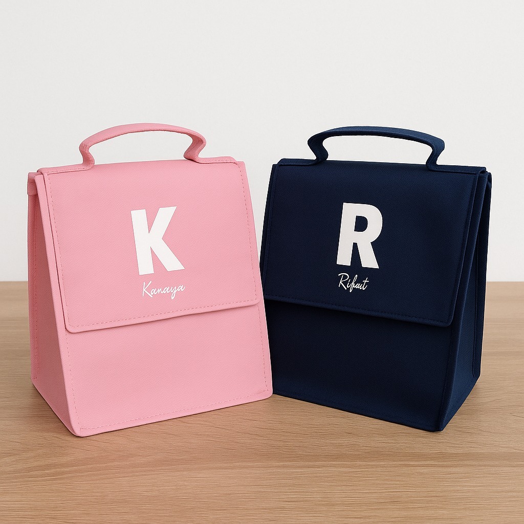 NARA P18 L15 T24 PREMIUM CUSTOM LUNCH BAG ฟรีการออกแบบชื่อ