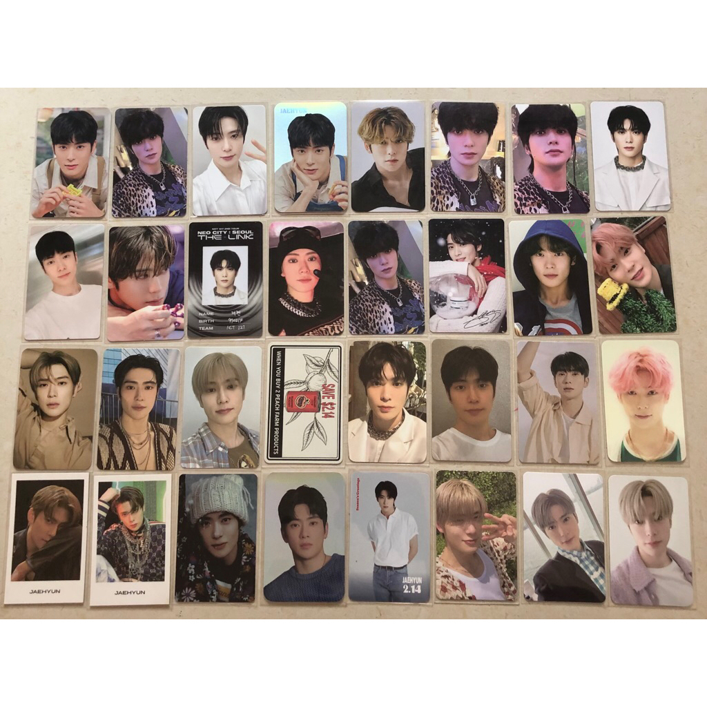 NCT JAEHYUN NCT127 สติ๊กเกอร์รูปถ่ายอย่างเป็นทางการ FAVORITE BEAT IT UP DIGIPACK QQ จีน POB DREAMSCA