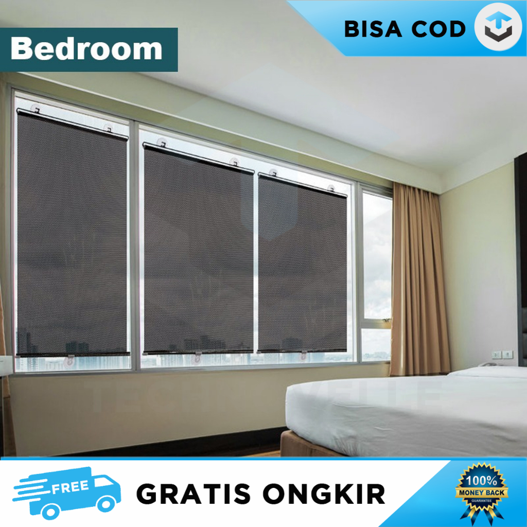 MATAHARI CAHAYA WINDOW CURTAINS SUN RETAINER FOR HOME, BEDROOM, CAR, ANTI-UV, PRACTICAL DECORTATION,