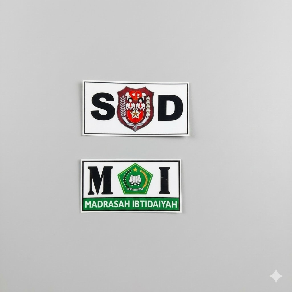 SCHOOL BELT STICKER UK 2x4 หน่วย