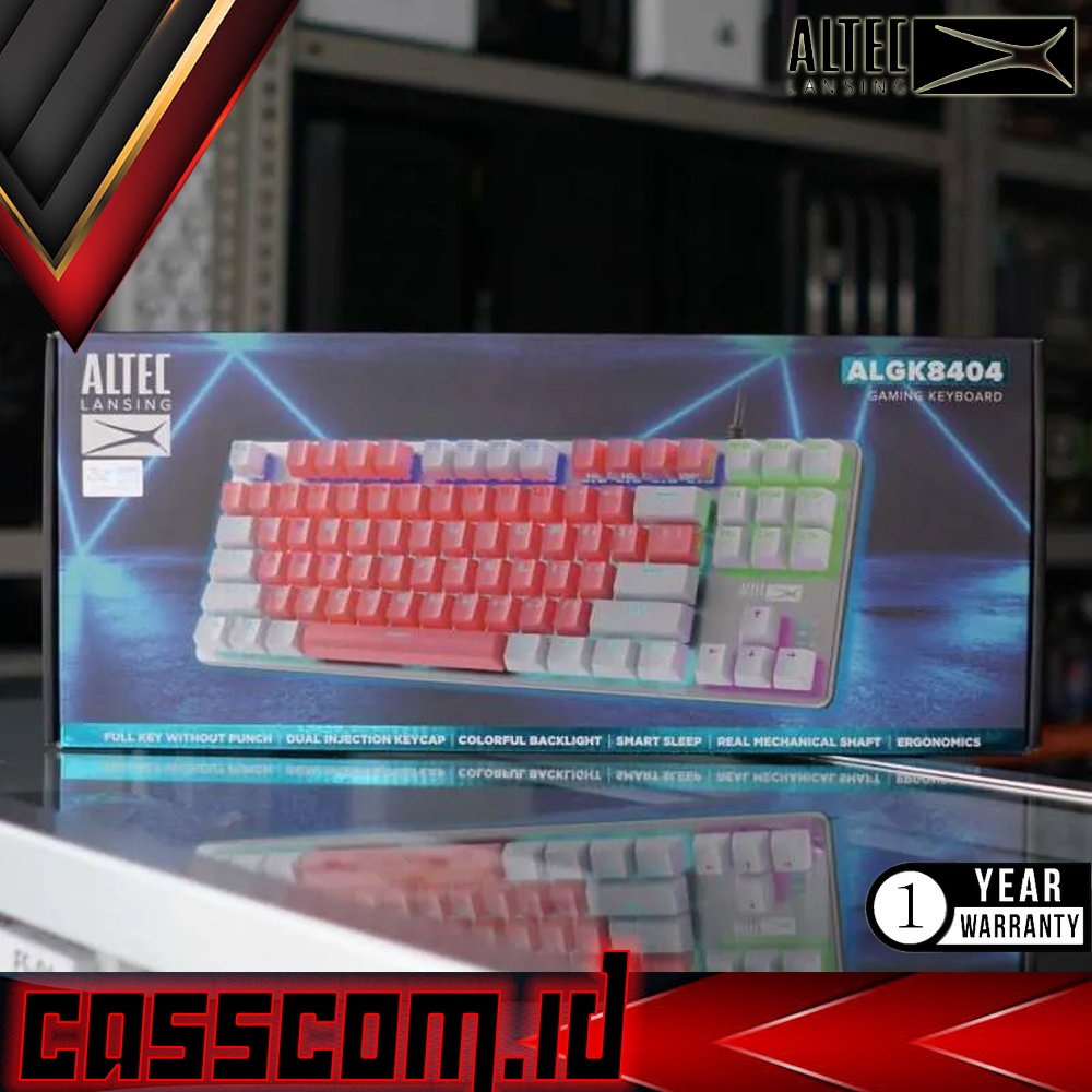 Altec Lansing ALGK-8404 TKL Wired LED RGB Mechanical Keyboard - Blue Switch