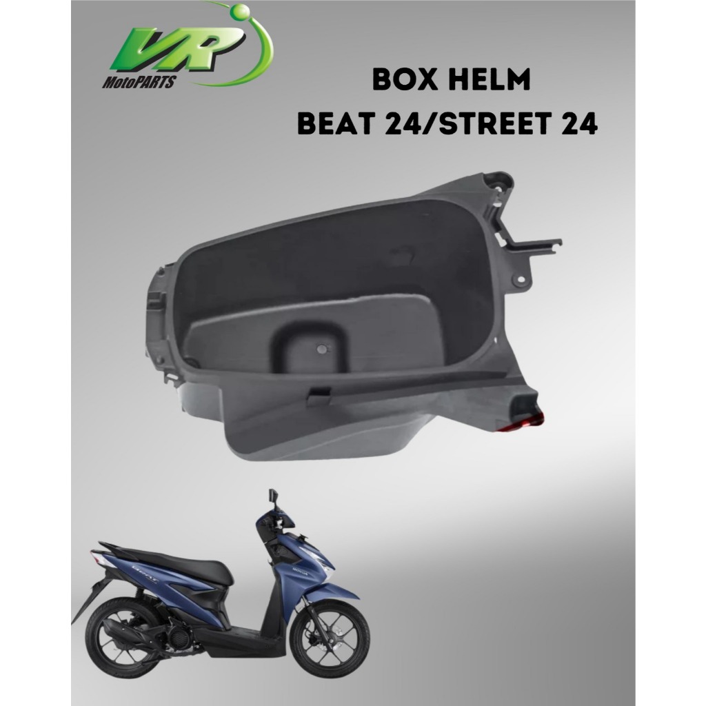 HONDA BEAT DELUXE STREET 2024 HIGH QUALITY VR BRAND LUGGAGE HELMET BOX