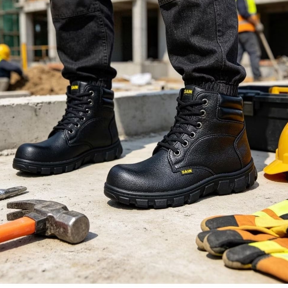 SAIN Mens Safety Boots original Mens Safety Shoes