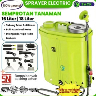 Zack sprayer elektrik 18&16L  SNI Alat elektrik Siram Mesin Easy taking Semprot  Pertanian GARANSI3 bulan