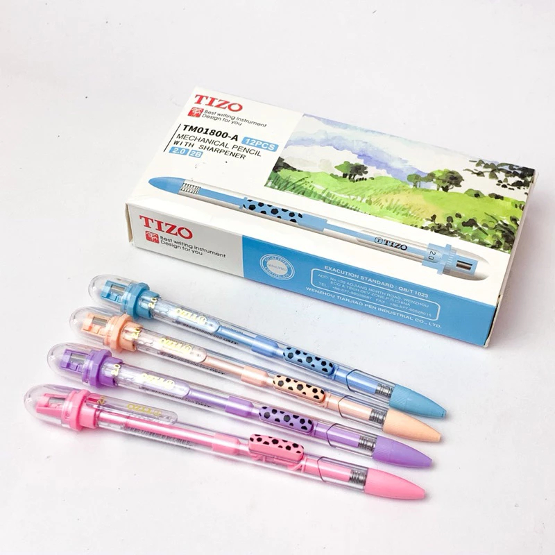 [ 1 DOZEN ] MECHANICAL PENCIL TIZO TM01800-A 2mm / MECHANICAL PENCIL TIZO TM01800-A 2mm
