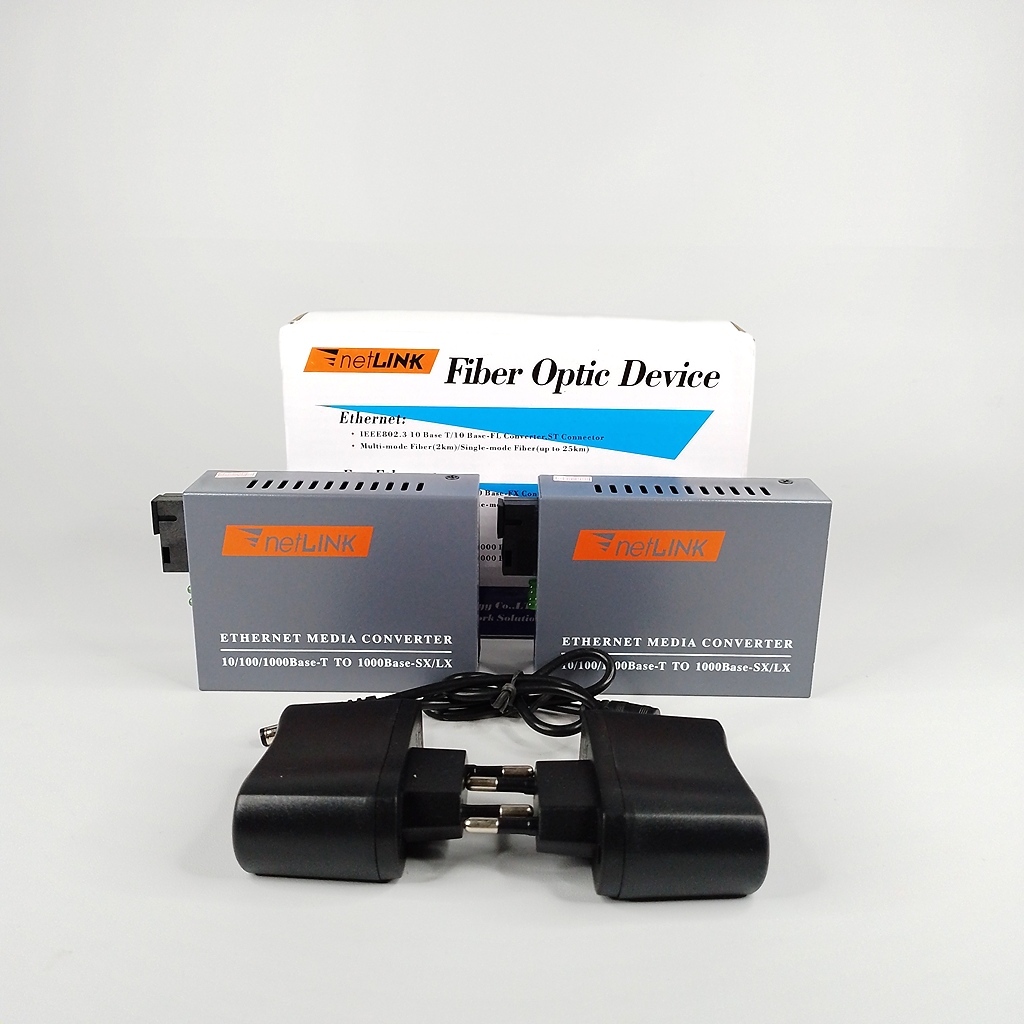 HTB Gigabit GS03 Netlink | Media Converter GS-03 Gigabit Fiber Optic
