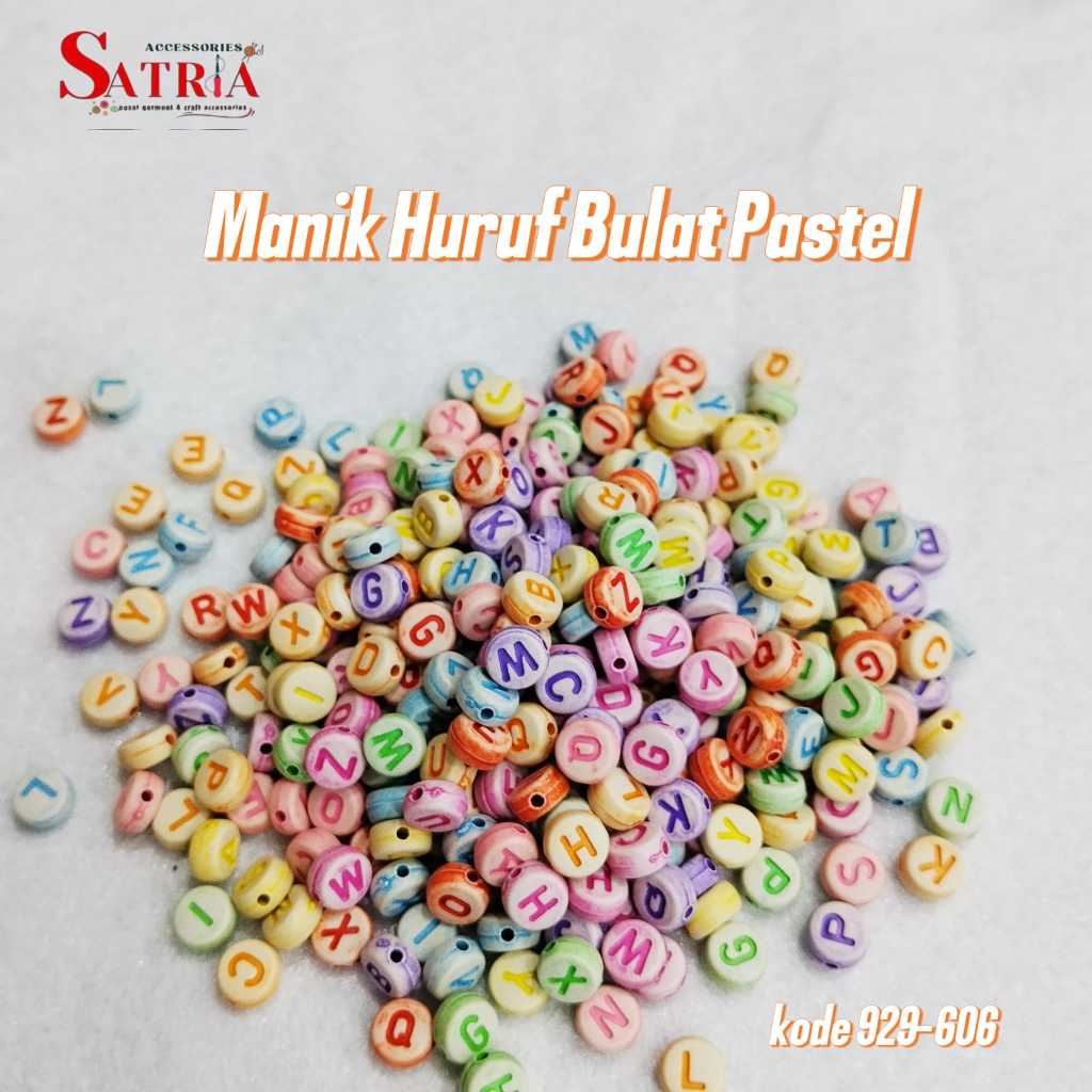 อะคริลิคสีพาสเทลรอบลูกปัด DIY สร้อยข้อมือสร้อยคออุปกรณ์เสริม Handmade Craft/PAEL VARIATION IMP 41 RO
