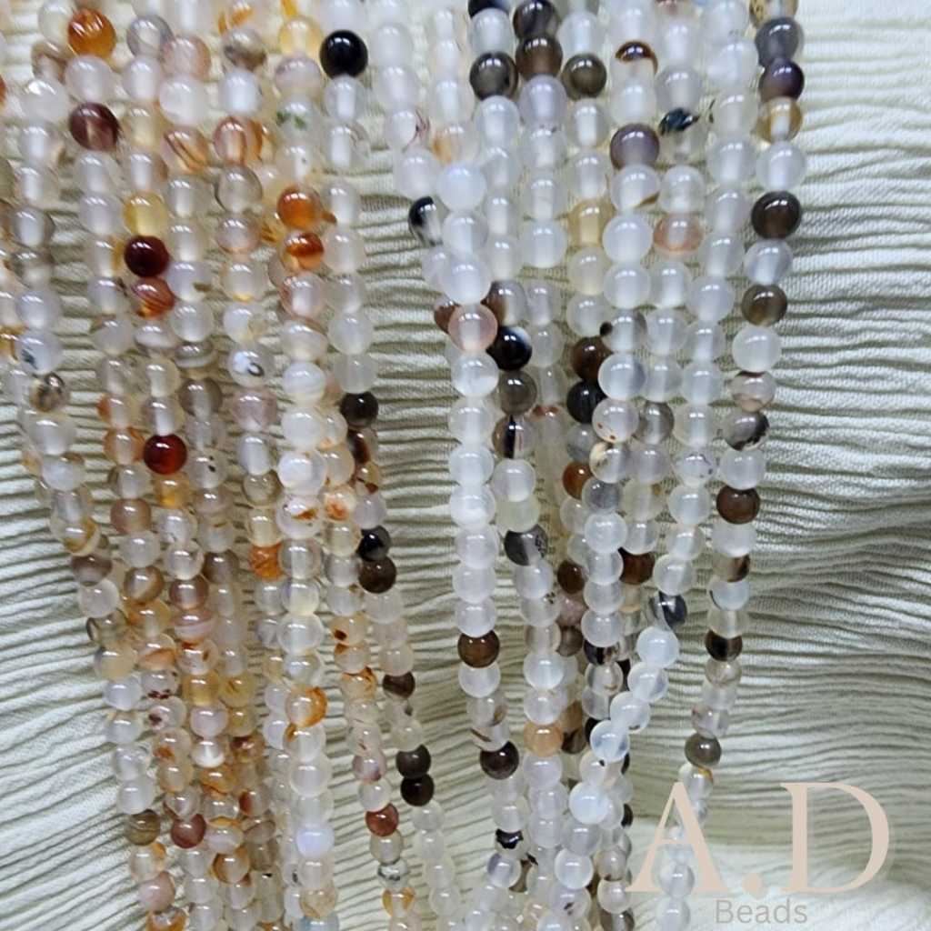 ลูกปัดหินธรรมชาติ RAFLESIA 4mm
