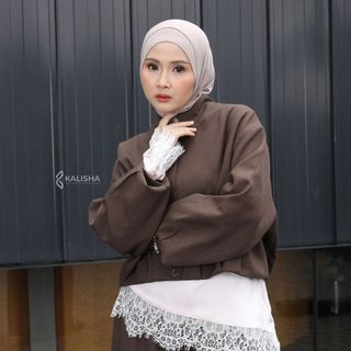 Kalisha x Mima - Vanya Instan Bergo Bahan Rayon Viscose Ukuran S
