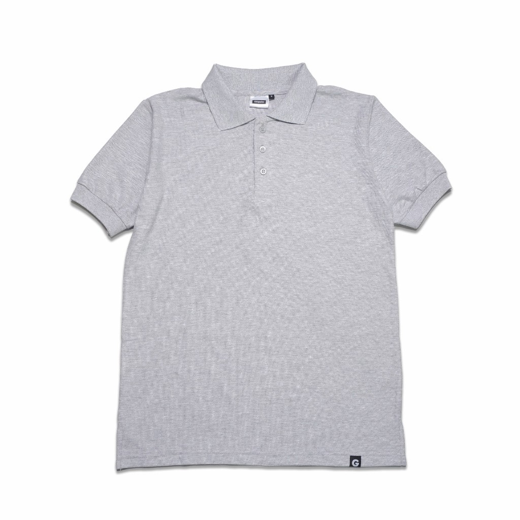 Crazypolos Cotton CVC Pique Knit 24s เสื้อยืดคอปกหมอก