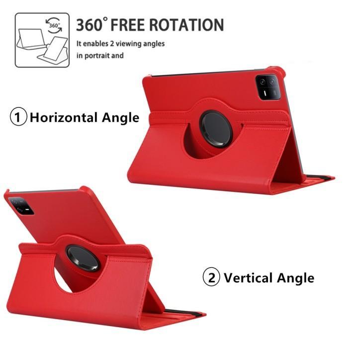 Flip Case โรตารี่สําหรับ XIAOMI MI PAD 7-MI PAD 7 PRO-MI PAD 8-MI PAD 8 PRO ฝาครอบ 360 องศา