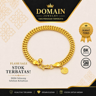 gelang tangan emas muda asli berat 3gram kadar 875 motif tikar terbaru dapat surat toko